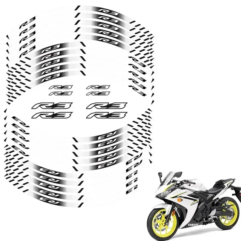 

Запчасти для двигателя YAMAHA YZF R3 контурные колесные декоративные наклейки-C