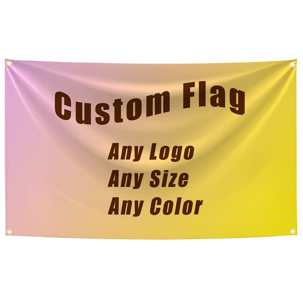 90x150cm Motorcycle Car Sports Company Advertising Logo Custom Flag Polyester Printing Banner Wall Art Decoration Tapestry