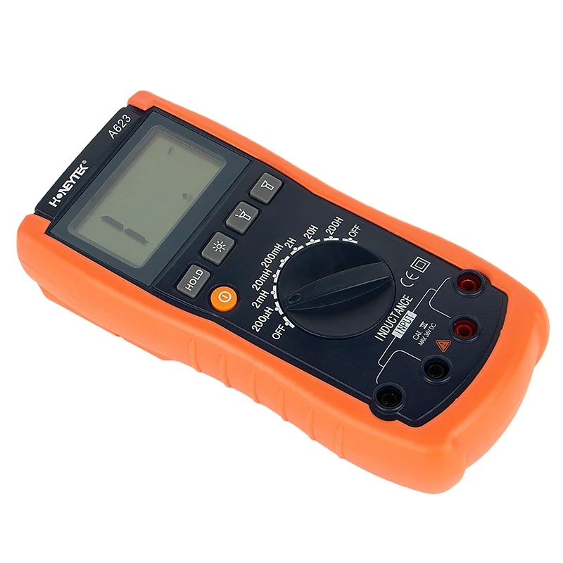 

Электронный тестер A623: Измеритель сопротивления и индуктивности, портативный цифровой мультиметр с большим экраном для проверки напряжения, инструмент для обслуживания электроники