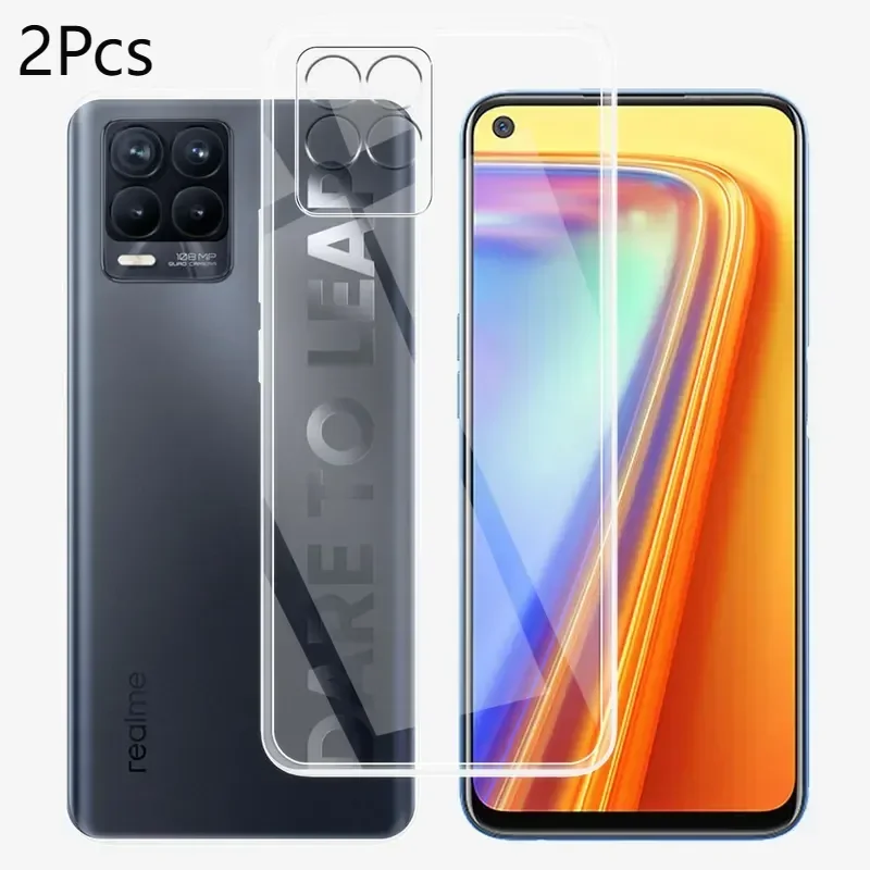 

2pcs For Oppo realme 8 Pro case clear silicone soft TPU phone cases cover for Orro opo realme8 5G 8i realme8i Funda transparent