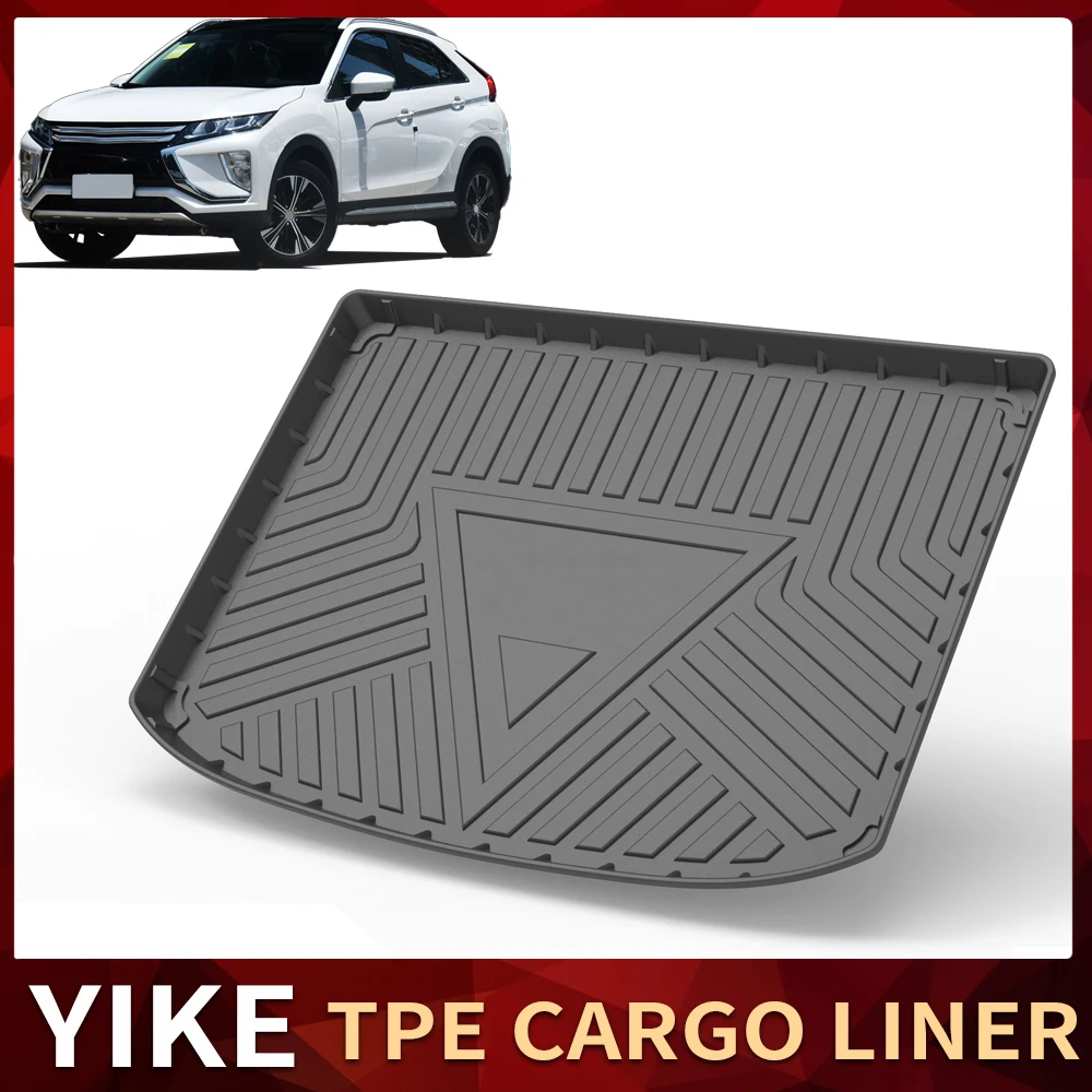 For Mitsubishi Eclipse Cross 2017-2022 Auto Car Cargo Liner All-Weather TPE Non-slip Trunk Mats Boot Tray Carpet Accessories