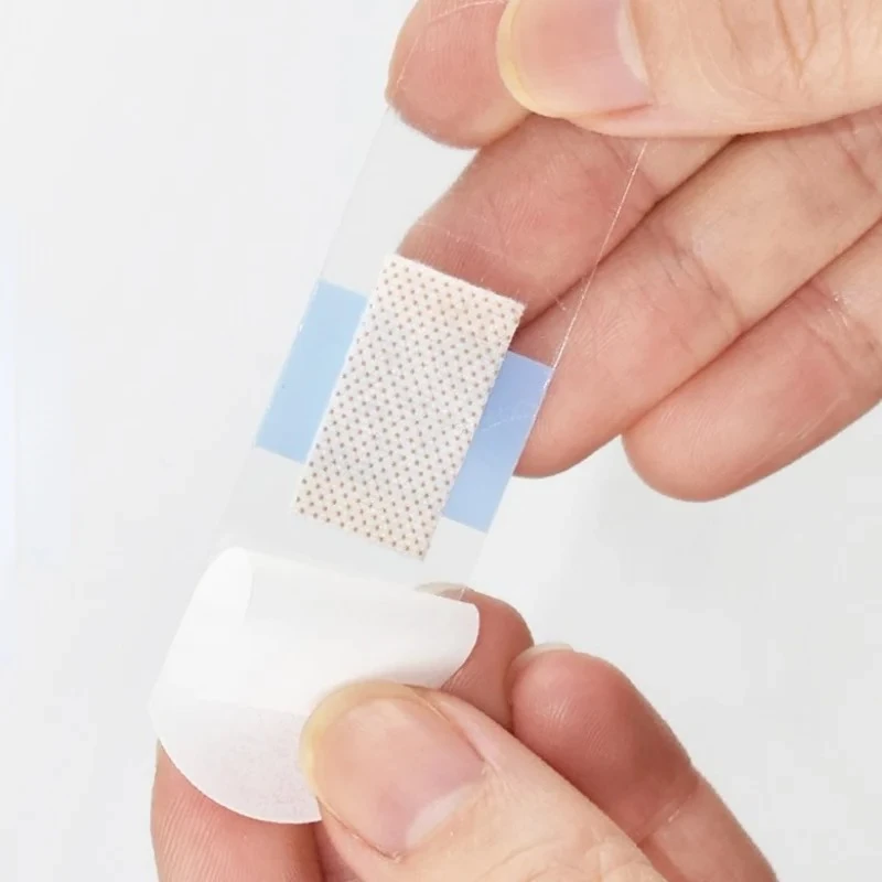 120 قطعة/المجموعة شفافة الفرقة المعونة واضح مقاوم للماء اللدائن الإسعافات الأولية التوازن الجلد التصحيح تضميد الجروح ضمادات لاصقة