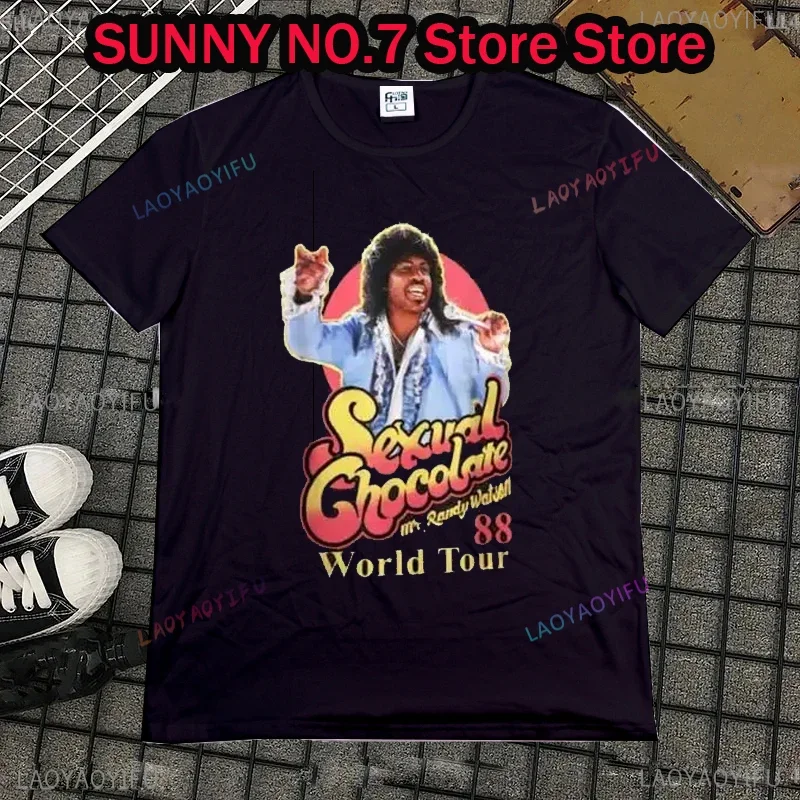 Randy Watson chocolate sexual, camiseta de llegada 2 América, ropa bonita