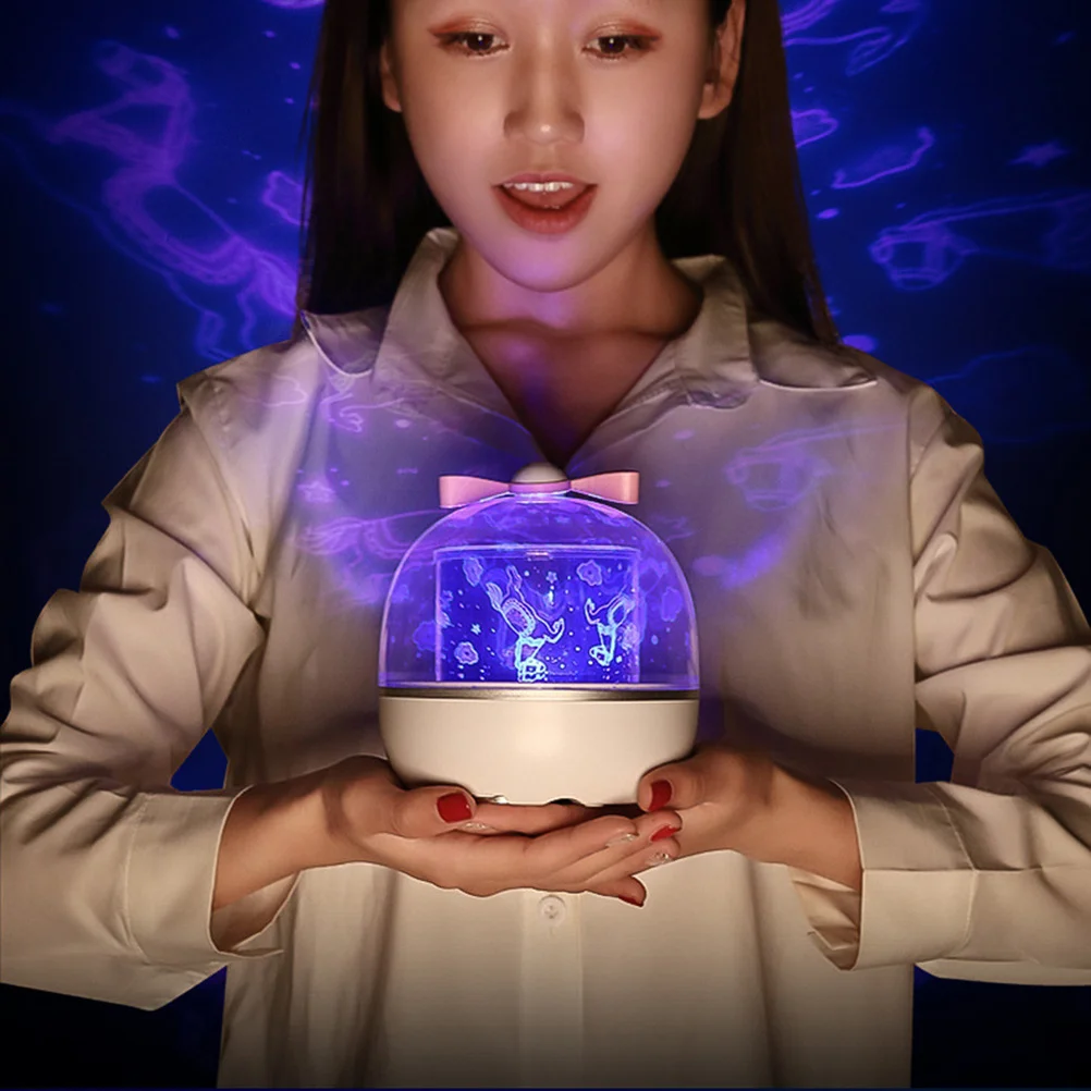 

Rotating Mini Led Projector Night Light 6 Films Colorful Sky Lamp For Romantic Bedroom Portable Rechargeable Twilight Glow