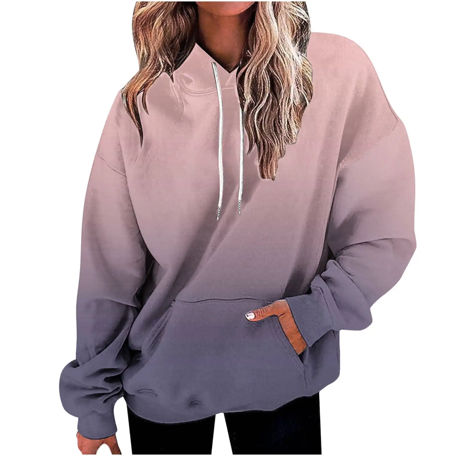 Autumn Gradient Color 3D Print Hoodies Men Women Fashion Casual Long Sleeve Hooded Sweatshirts Streetwear Pullovers Kid Clothing