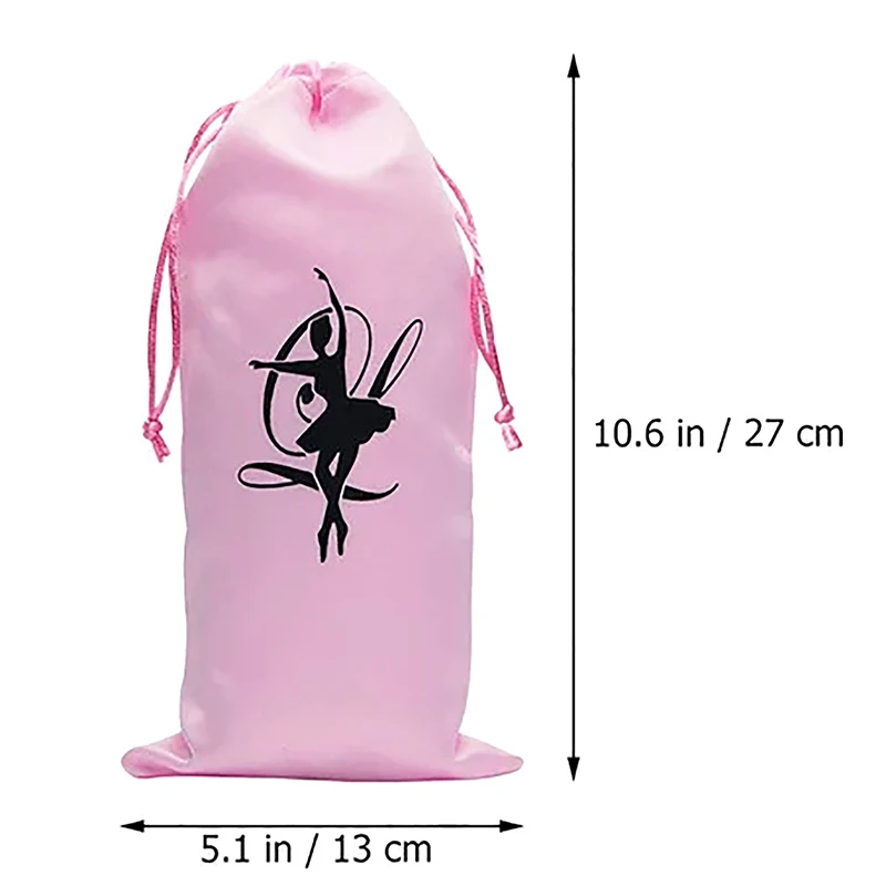 1PCS Dance Bag Shoes Storage Pouch Ballet Organizer Handbag Bags Pouches Satin Ballet Shoe Bag Dance Shoes Pouch