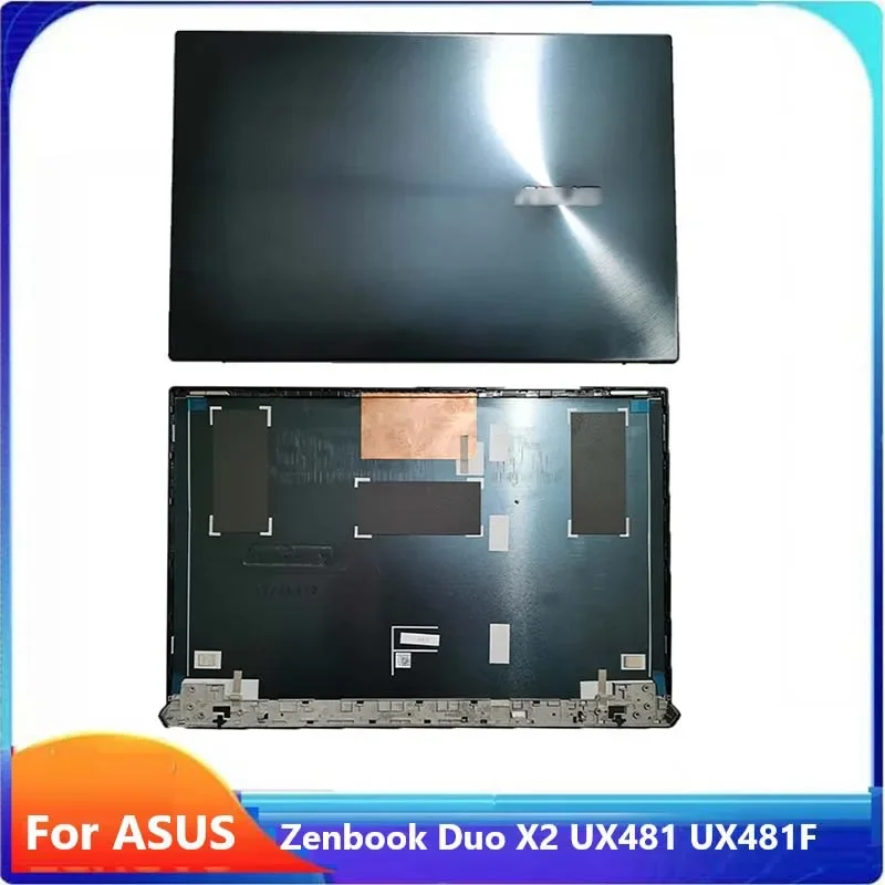 Imagem -02 - Tampa Traseira Lcd para Asus Zenbook Duo x2 Ux481 Ux481f Ux4000 sem Toque Moldura Caixa Inferior Superior Novo