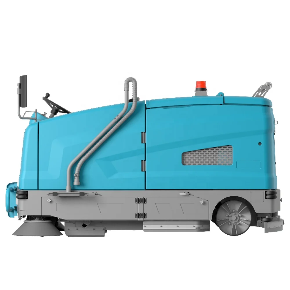 

XS90 Large Ride on Industrial Floor Sweeper and Scrubber Railway Station Floor Cleaning Machine