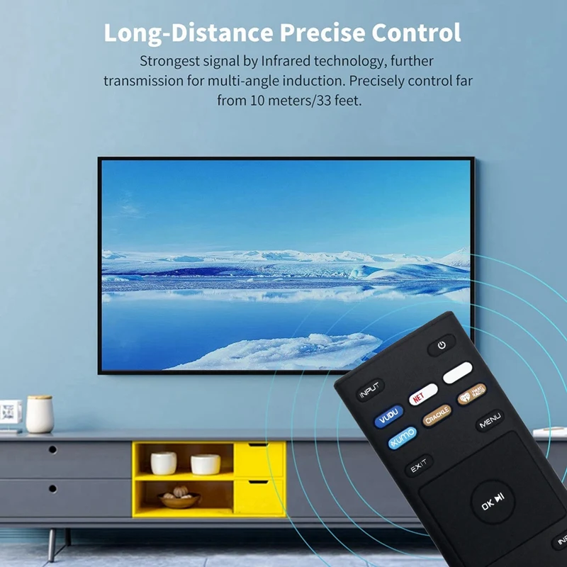 Remote Control XRT136 For VIZIO TV D24F-F1 D32FF1 D43F-F1 E55U-D0 E55UD2 E55-D0 E55E1 M65-D0 M65E0 P65-E1 P75C1