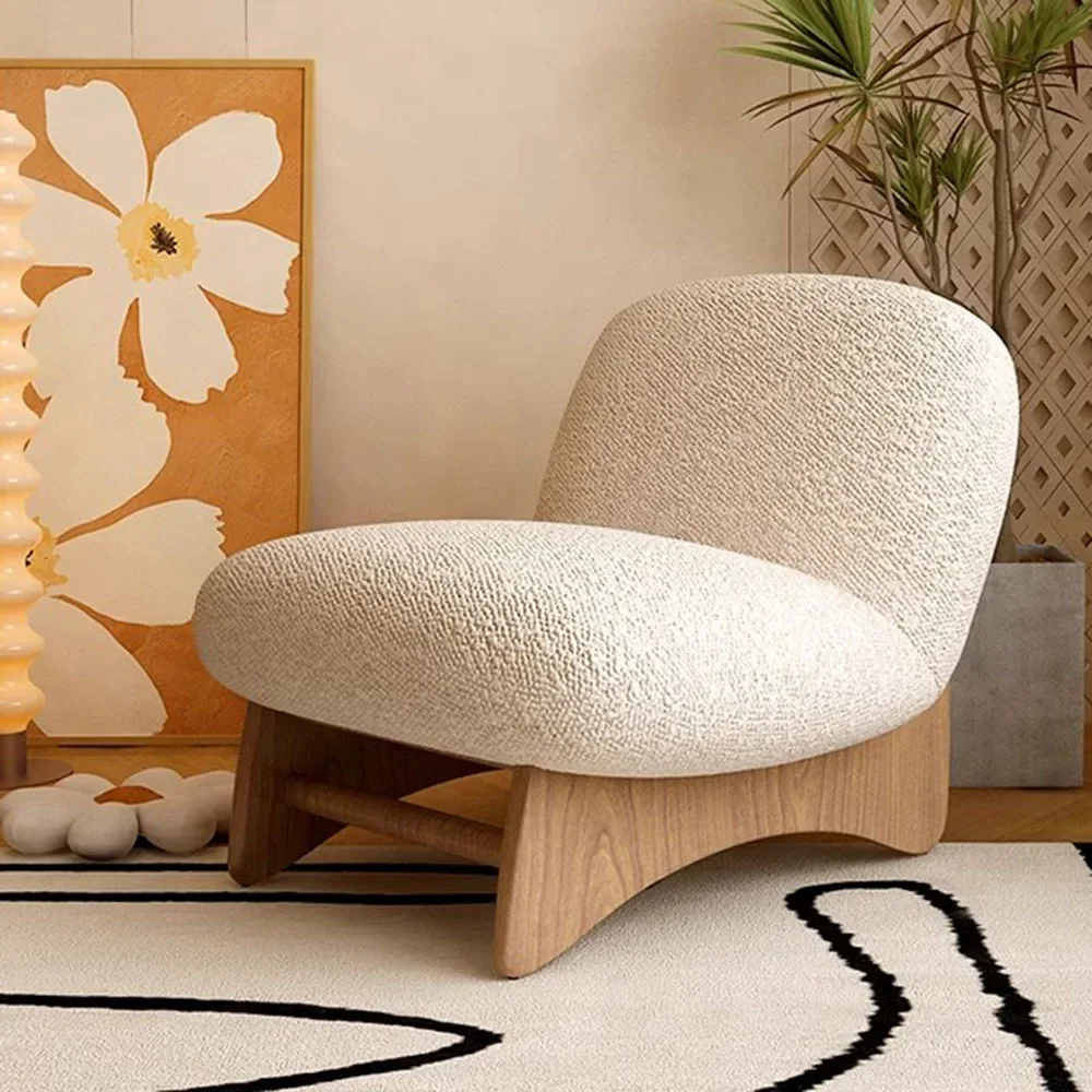 

Outdoor Nordic Living Room Chairs Adults Back Support Fabric Lounge Living Room Chairs Comfort Lazy Chaise Nordique Home Decor