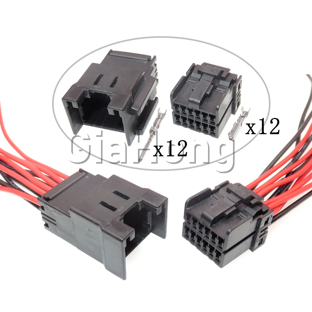 

1 Set 12 Ways Starter Auto Accessories 174045-2 174058-2 Automobile Wiring Terminal Sockets Car Unsealed Connector