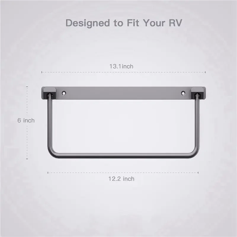 New 2PCS Foldable Aluminum RV Shoe Rack Camping Storage Box Rack For Outdoor Use