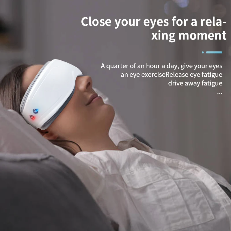 Eye Massager Machine Vibrator Simple Operation Portable Vibration Rechargeable Wireless Eye Massager