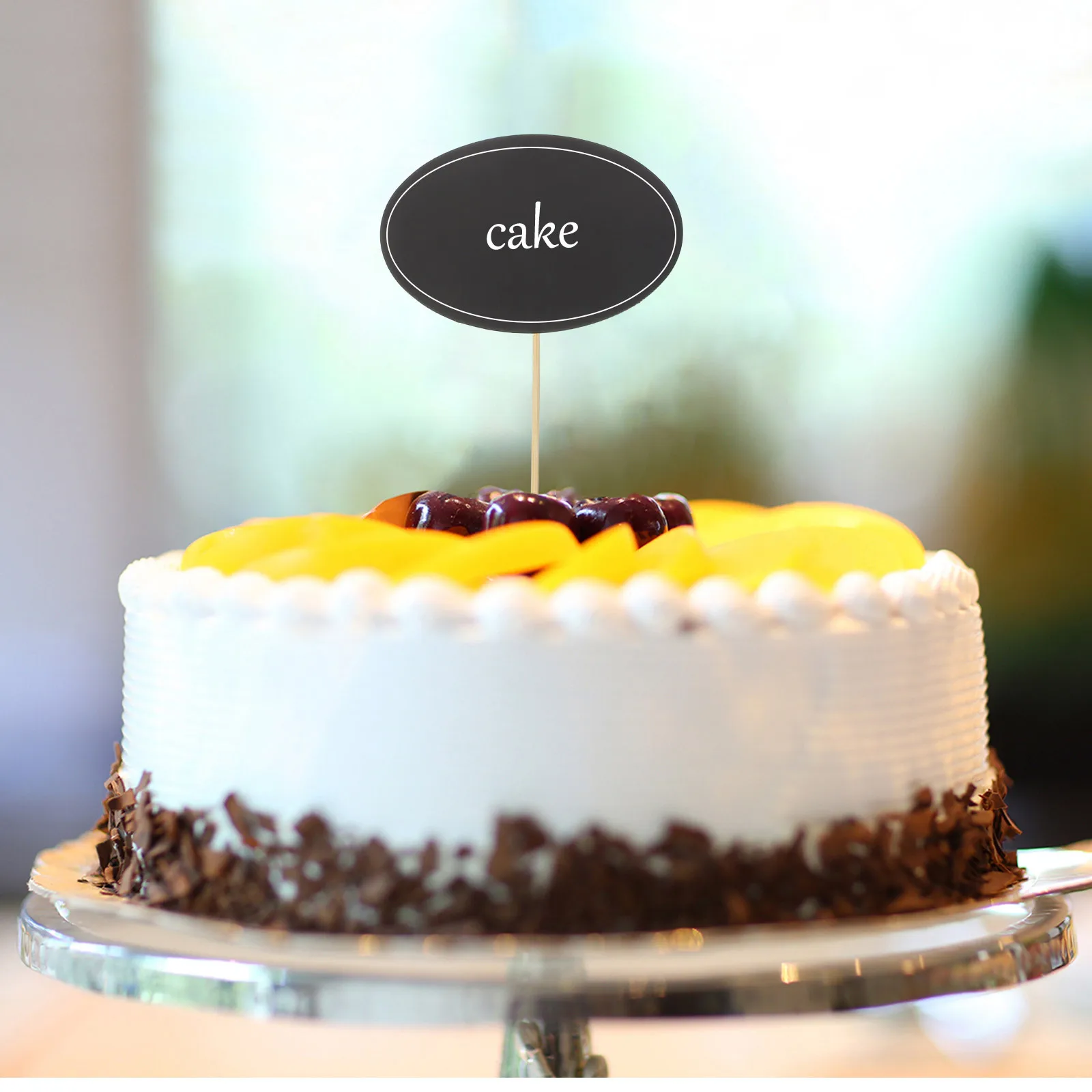 

24Pcs Blackboard Sign Board Chalkboard Cupcake Picks for Buffet Food Labels Writable Sign Picks Price Tags Party Supplies