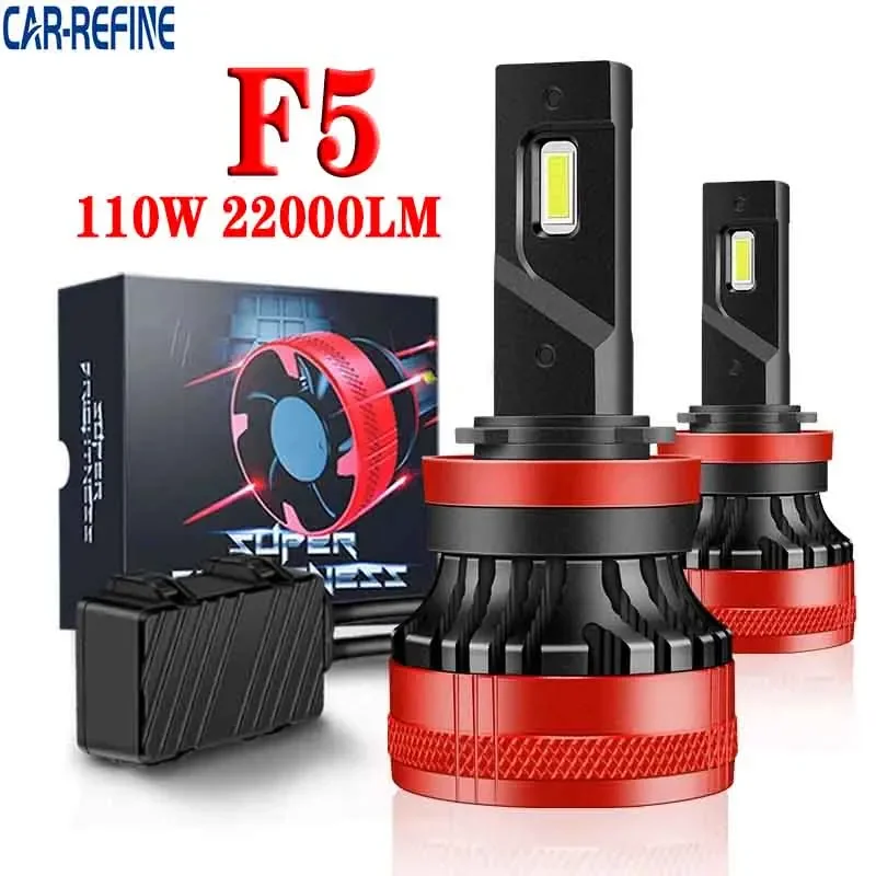 110W 20000LM F5 H7 Led Headlights Bulb H1 h3 H4 H11 Car Led Headlamp Super bright H11 9005 9006 9012 Led Bulb f5d Led headlight