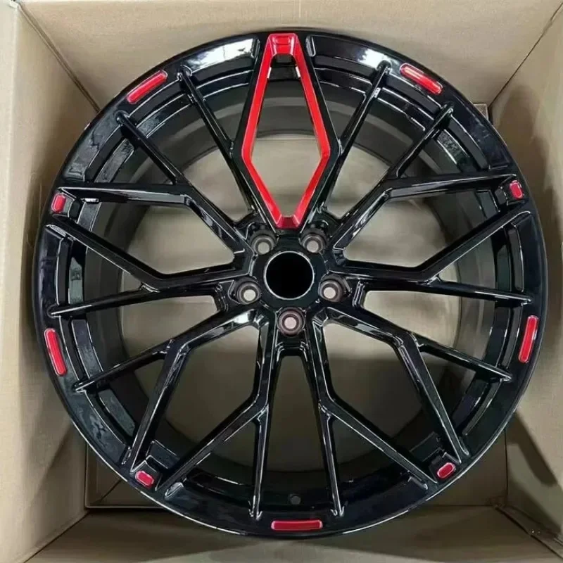 High Quality High Performance Brushed Finish Forged Alloy Wheel Rims Multi Lug Holes For Sport Vehicle Tuning