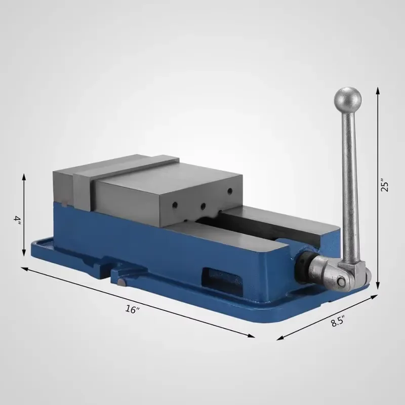Heavy Duty Hydraulic Press Vise for Precision Milling Machine Workshop Tool High Accuracy Clamping Device for Metalworking