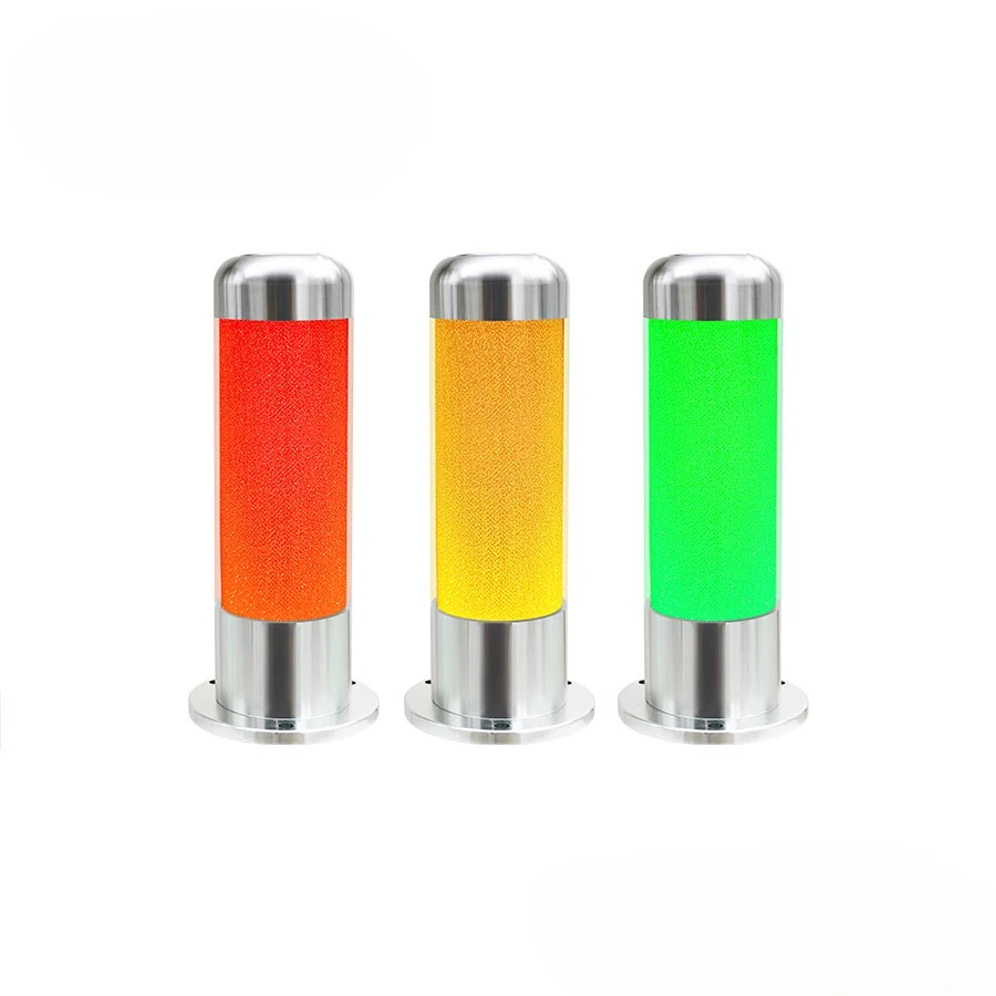 24V 3Colors-In 1 Layer Aluminum Alarm Signal Light Multi-layer Warning Machine Tool Fault Indicator Light Sound and Safety Lamp