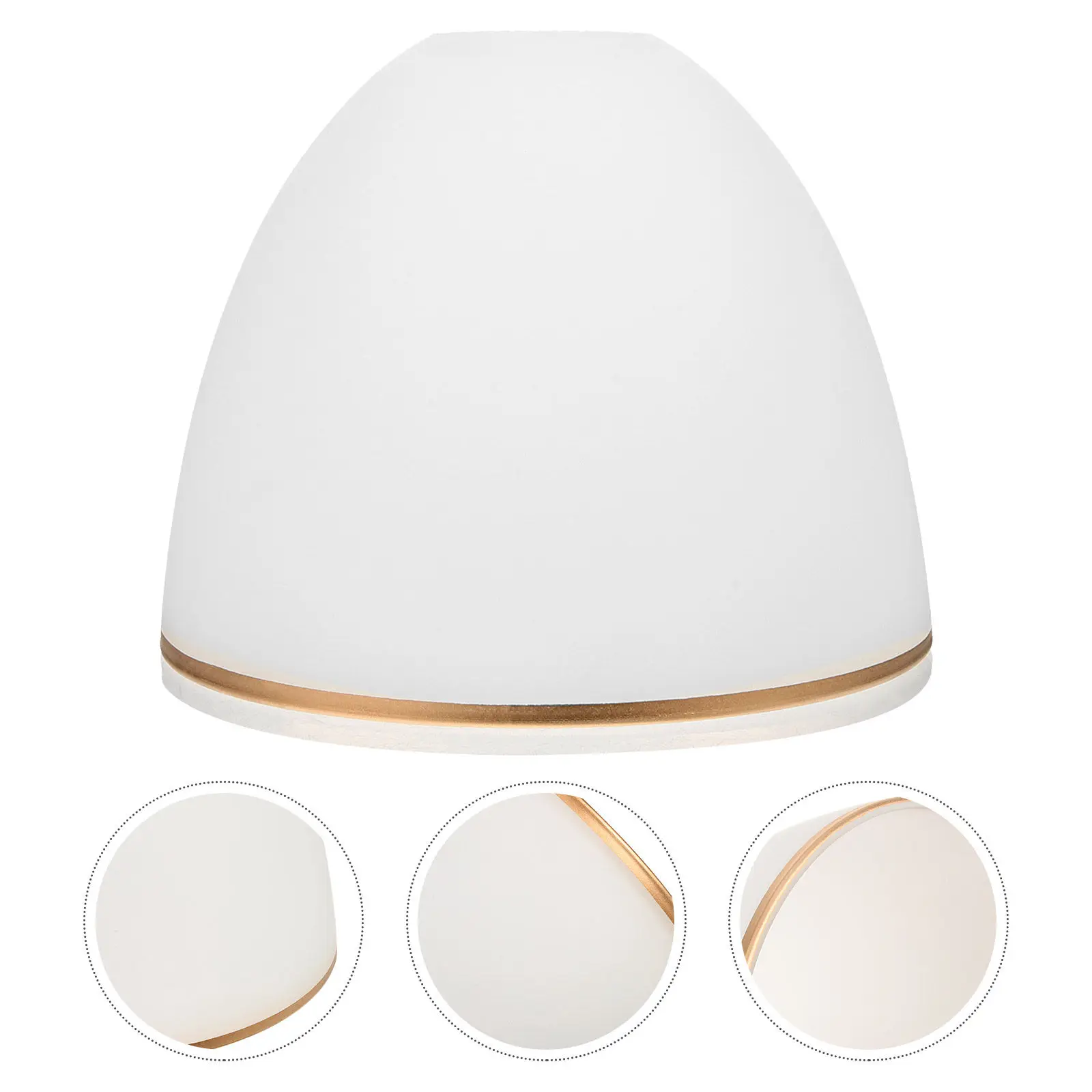 

Household Transparent Glass Lampshade Smooth Touch Pendant Lamp Replacement Cover Ceiling Fixture Decorative Light Shade