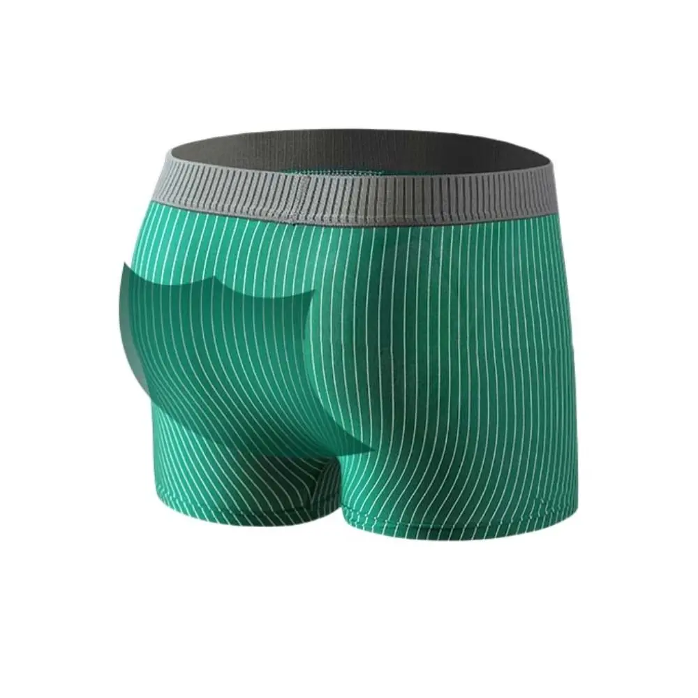 

4 шт. дышащие мужские трусы в полоску на плоской подошве со средней талией, большие размеры, спортивные боксеры, шорты, трусы, мужское нижнее белье, мужское