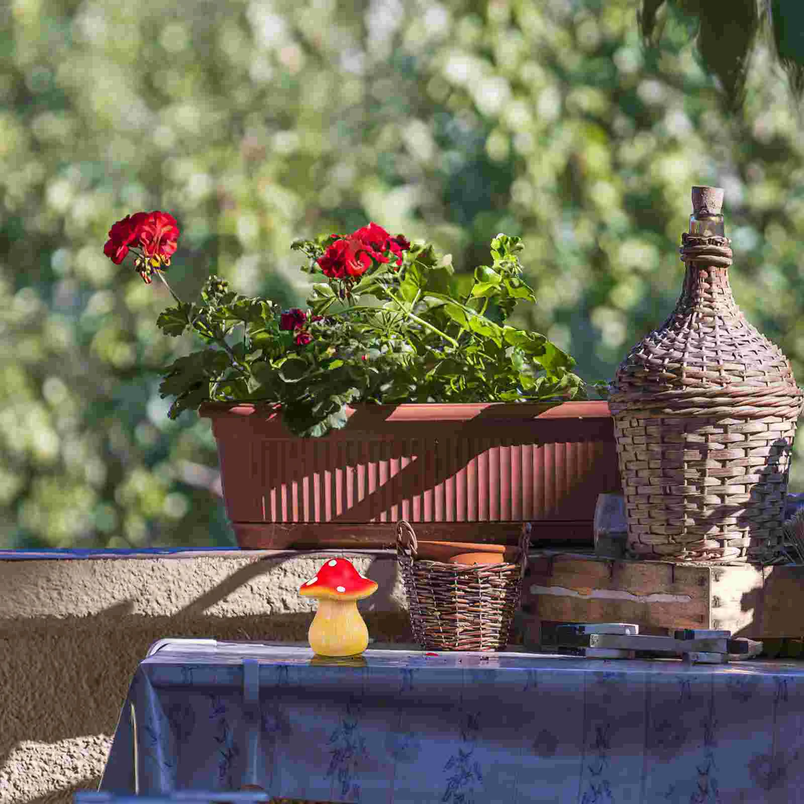 Caja oculta de setas, ocultador de llaves para exteriores, decoración de jardín, estuche de almacenamiento, ocultadores, estatuas exteriores, decoraciones falsas para setas al aire libre