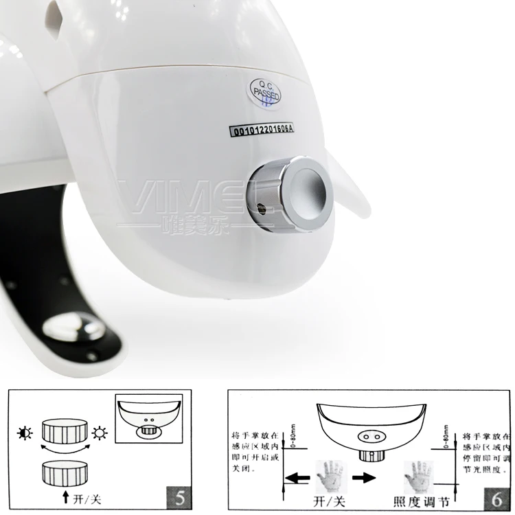 CX dental LED lamp Shadowless  Reflectance oral induction operation light sensor switch For dental chair led light