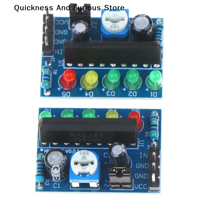 【T】1/2/3Pcs KA2284 Power Audio Level Indicator Module Battery Capacity Indicator Red Green LED For Voltmeter Volume VU Meter - view 4