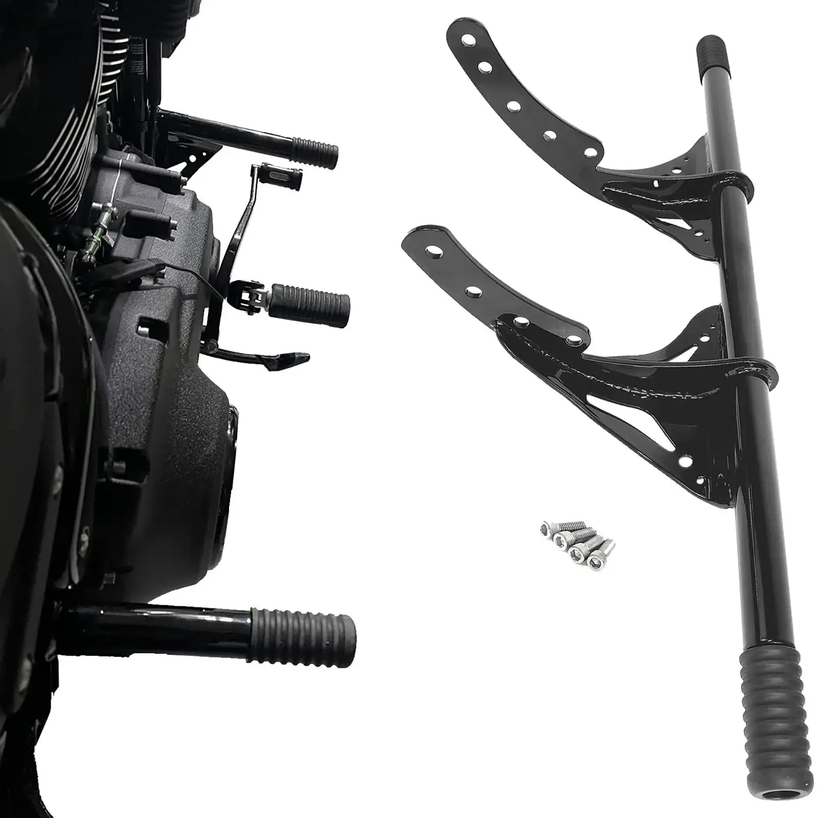 

Front Motocyle Sliders Rear Crash Bar For Harley Softail Low Rider Street Bob Fat Bob FXST 2018-up Engine Guard Protector Bumper