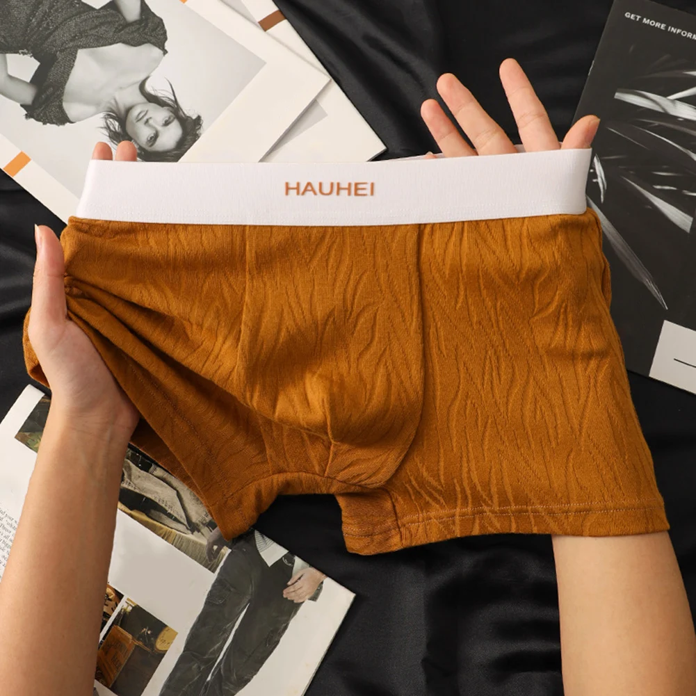 Cotton Underwear Breathable Underpants Sports Activities Black Brand New Condition Comfortable Fit Jacquard Pattern