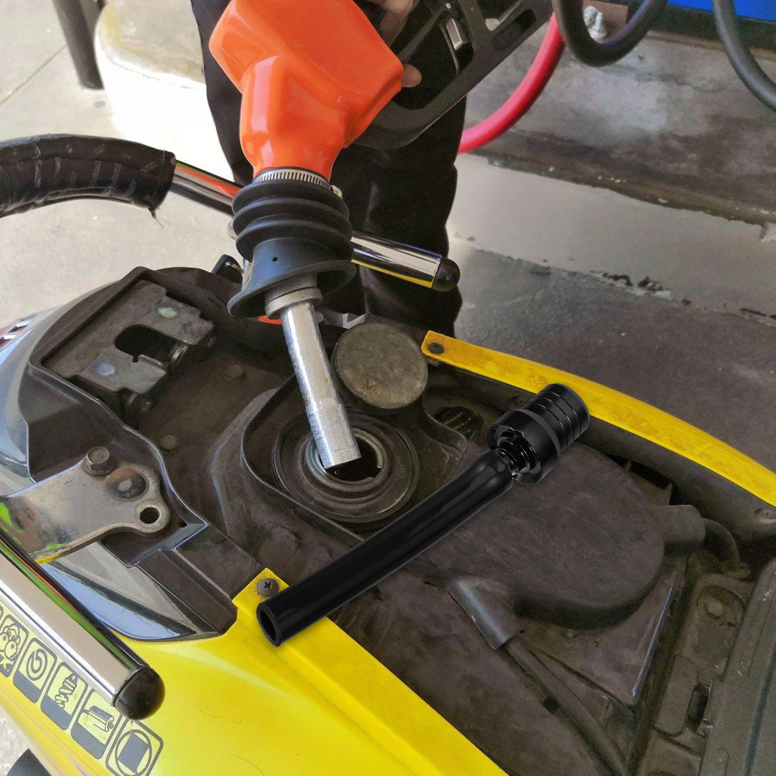 

2pcs Fuel Tank Vent Cap Gas Hose Motorcycle Dirt Bike CNC Aluminum Red Black Valve Tube ATV Quad Bikes Gas Cover