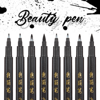 12pcs Calligraphy Brush Pens, Precision Tip Markers for Artistic Drawing, Sketching, Scrapbooking, and Holiday Cards