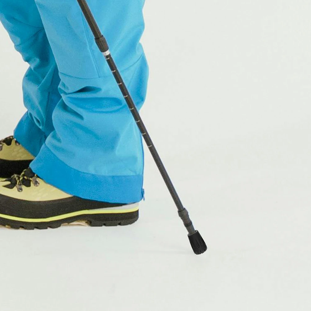 

6Pcs Trekking Pole Tip Cover Non-Slip Tpr Crutch Tips for Walking Sticks Hiking Pole Replacement Tips Trekking Accessories