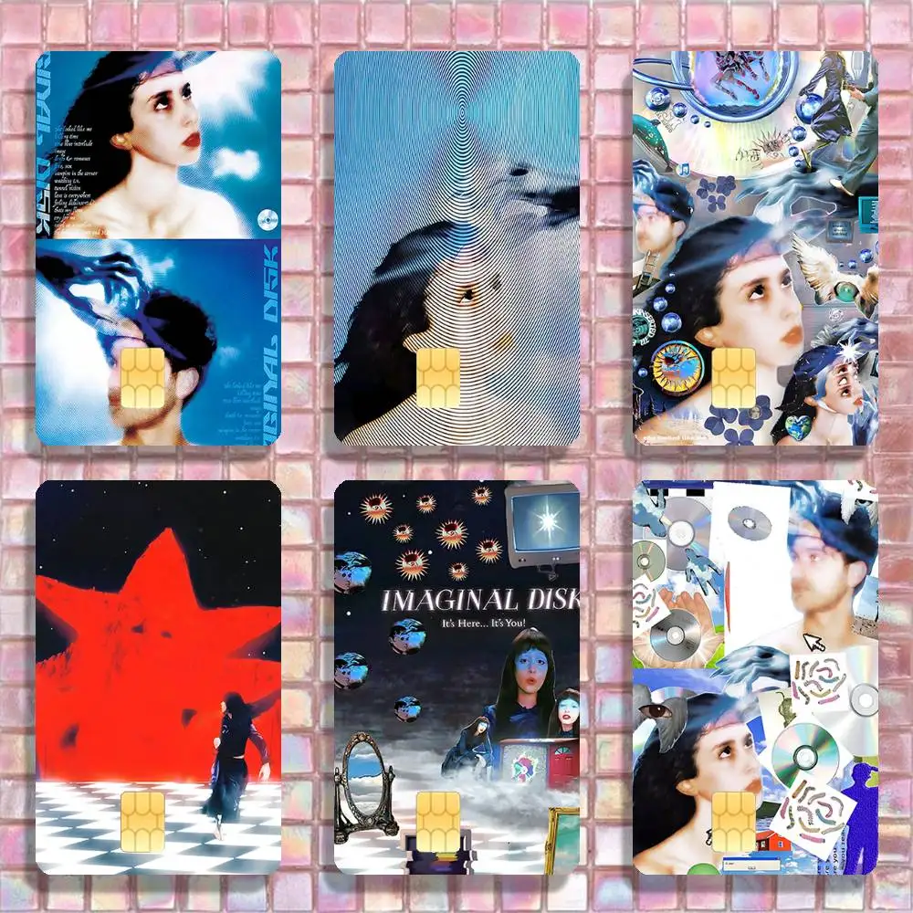 القرص الخيالي M-Magdalena B-Bay ملصقات الائتمان فيزا الخصم البنك بطاقة الشحن حافلة مترو ملصق مضاد للمياه ملصق الديكور