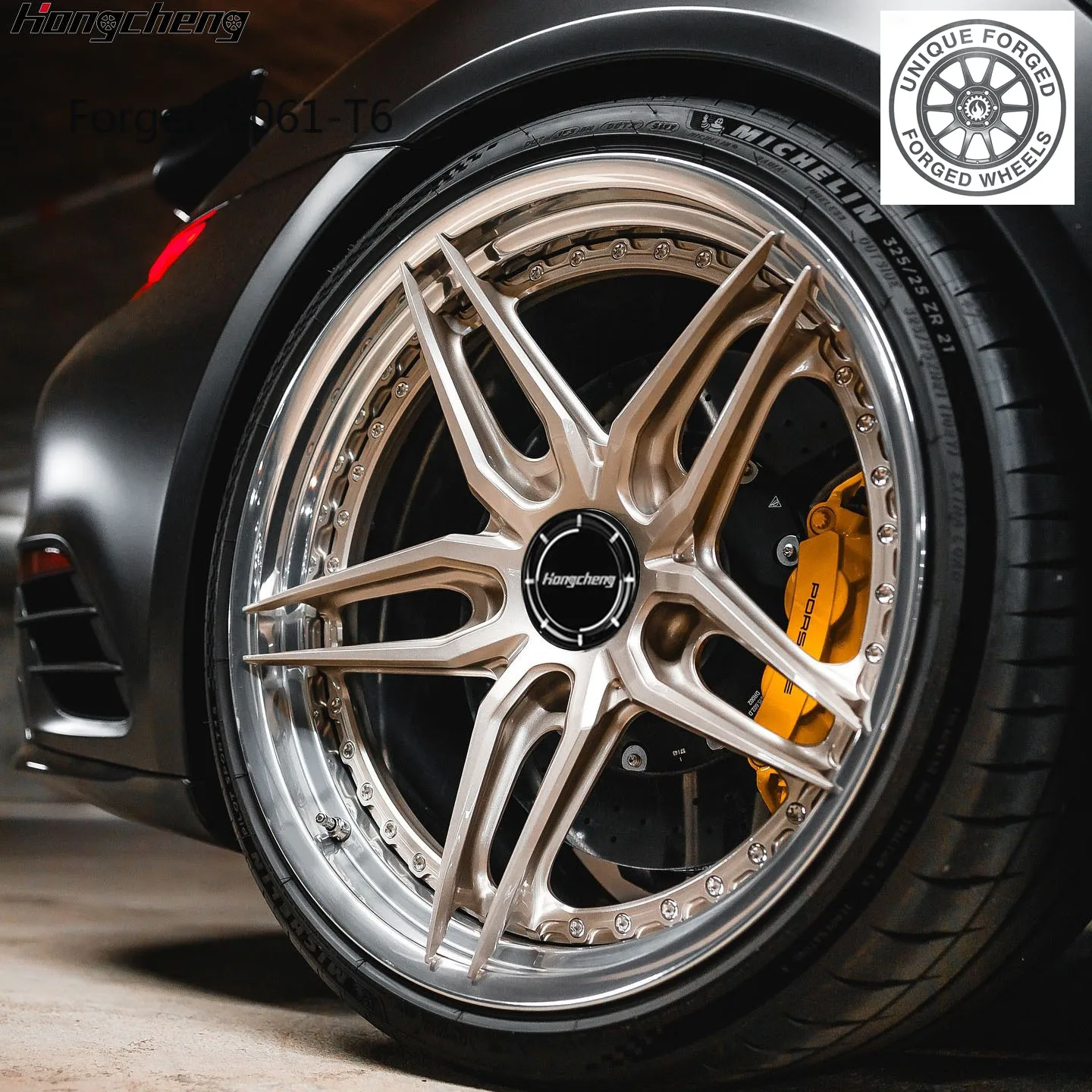 New model of 26 Hot Selling Forged Aluminum Alloy Wheels 21 Inch 22 Inch Two Piece Rims for  Gran Turismo  488