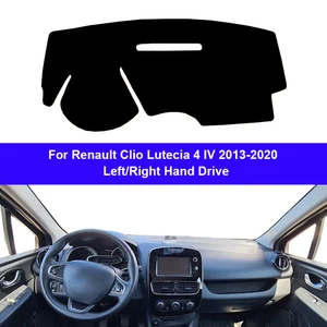 Araba dashboard kapak dash mat kapak renault clio lutecia 4 ıv 2013 ila 2020, anti-güneş, gölge, kendinden kalkan iç mat 6 renault clio için ana satış paspasları-no. 5