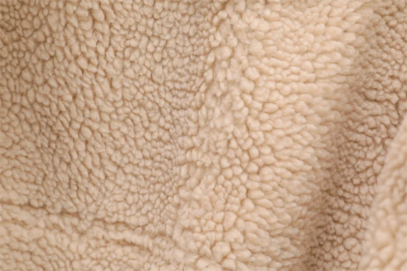 Neue Damenmode Dicke Warme Kunstfell-Jacke Vintage Langarm Mantel mit Gürtel für Frauen – Detail 9