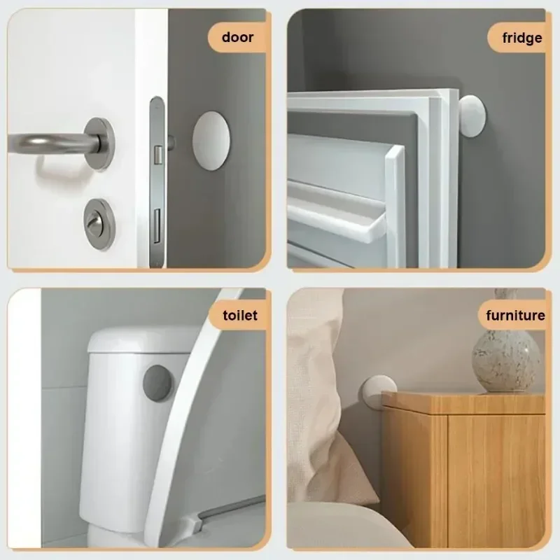 وسادة سيليكون لإيقاف الباب ، حماية للجدار ، ذاتية اللصق ، صامتة ، ضد الصدمات ، واقية ، ملحقات ديكور المنزل ، 1 ، 3 ، 5 #5