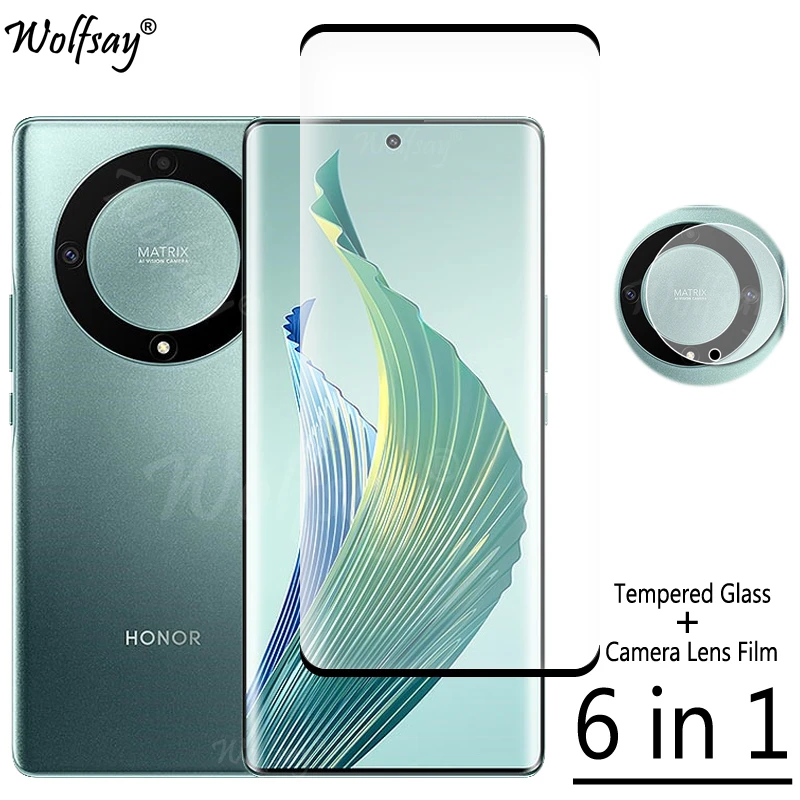 Full Cover Tempered Glass For Honor Magic 5 Lite Screen Protector Honor Magic 5 6 Lite Camera Glass For Honor Magic 5 Lite Glass