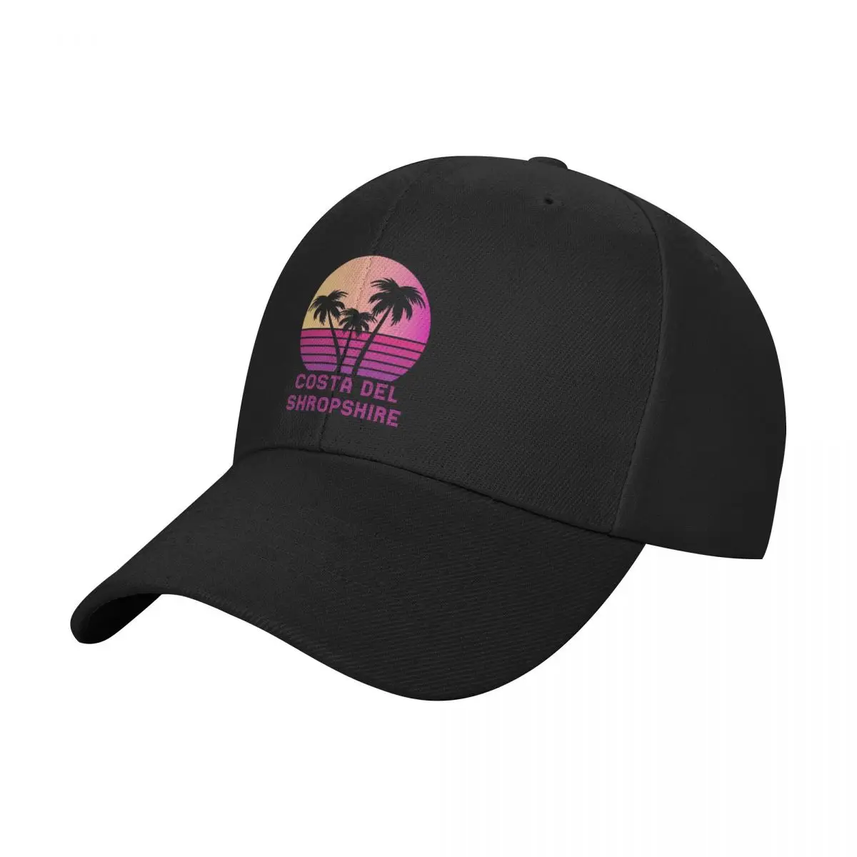 

Costa Del Shropshire Funny Telford Wrekin Shrewsbury Design Baseball Cap Male hat Gentleman Hat beach hat Caps For Men Women's