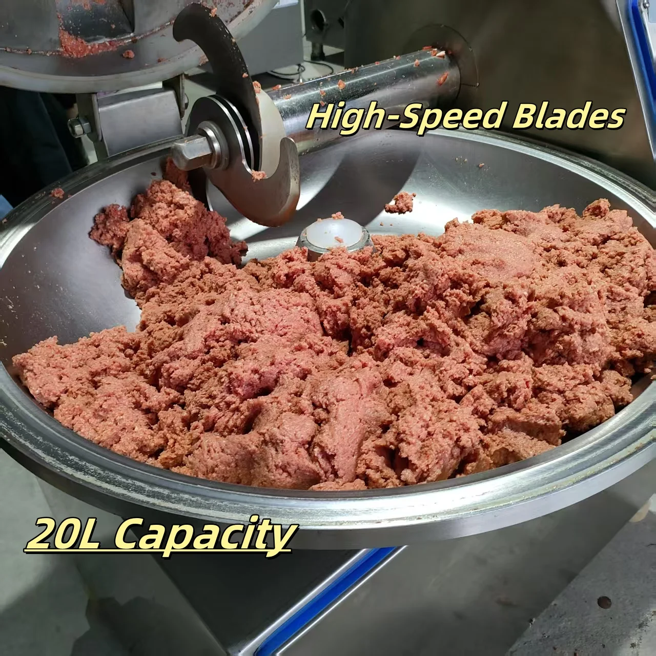 20L Small Bowl Chopper Meat Cutter for Sausage and Meat Processing