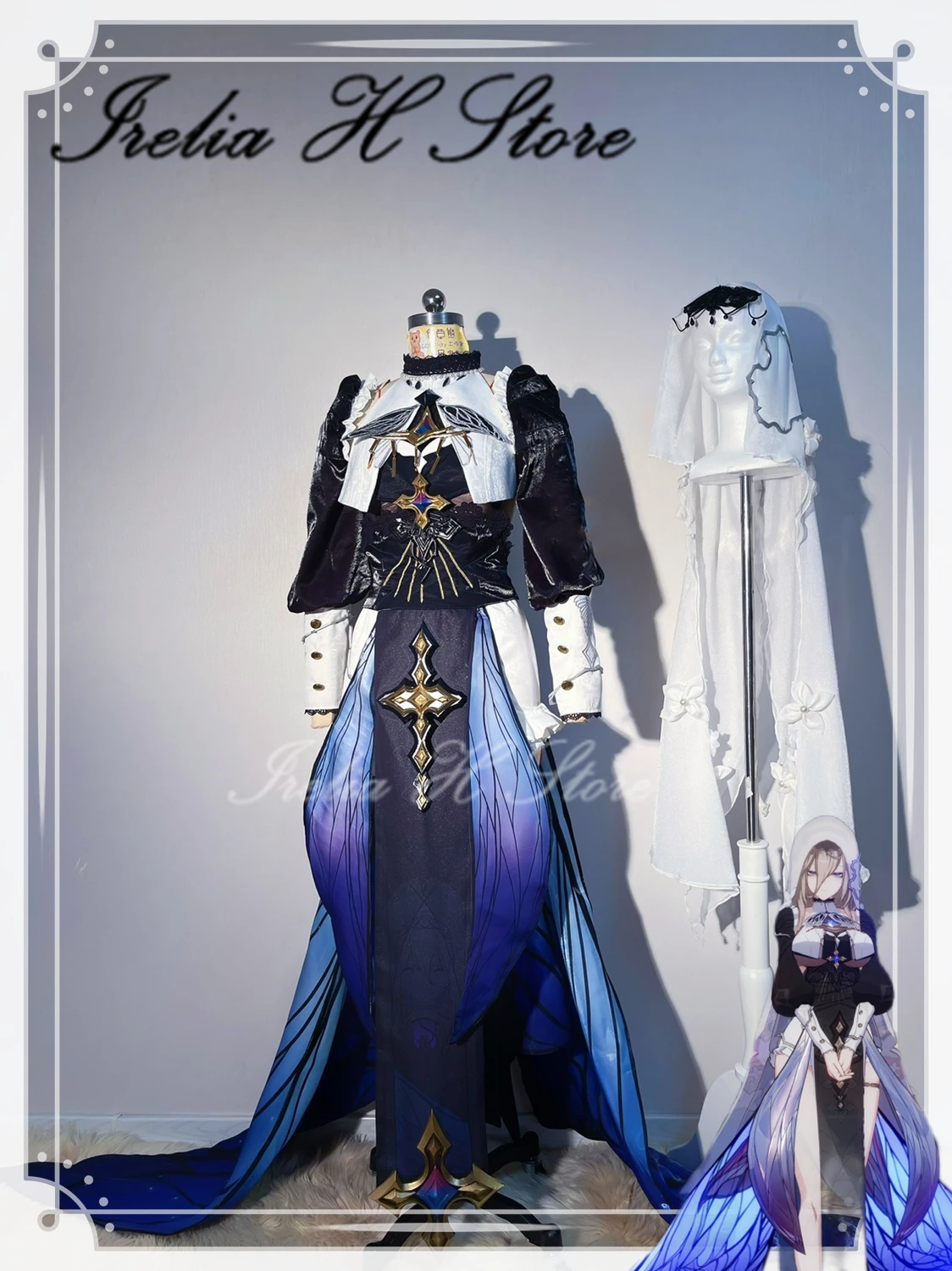 Irelia H Store Custom size made Honkai Impact 3 Aponia Cosplay Costume Aponia nun set Anime Game Halloween Costumes Women