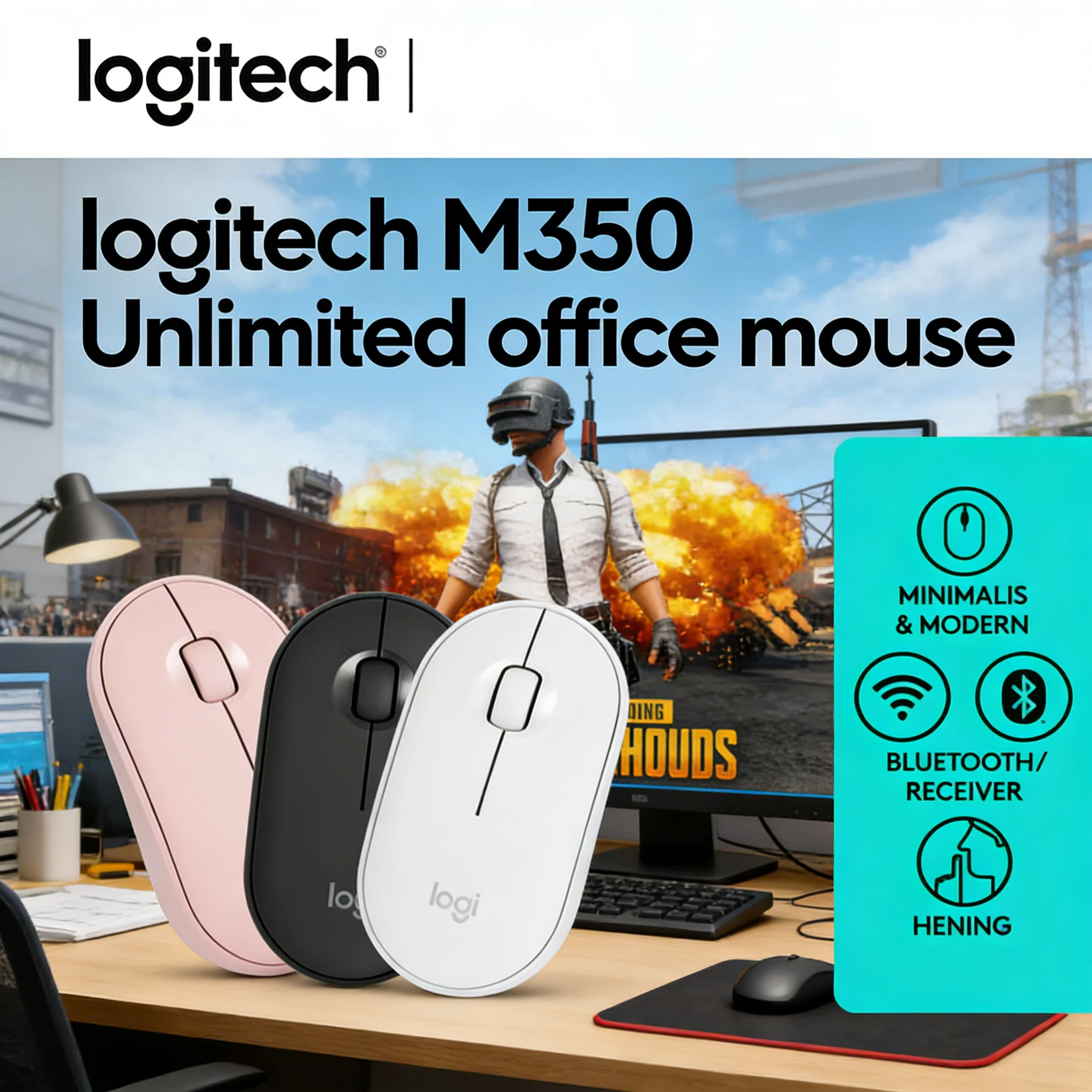 Logitech M350 Wirel…