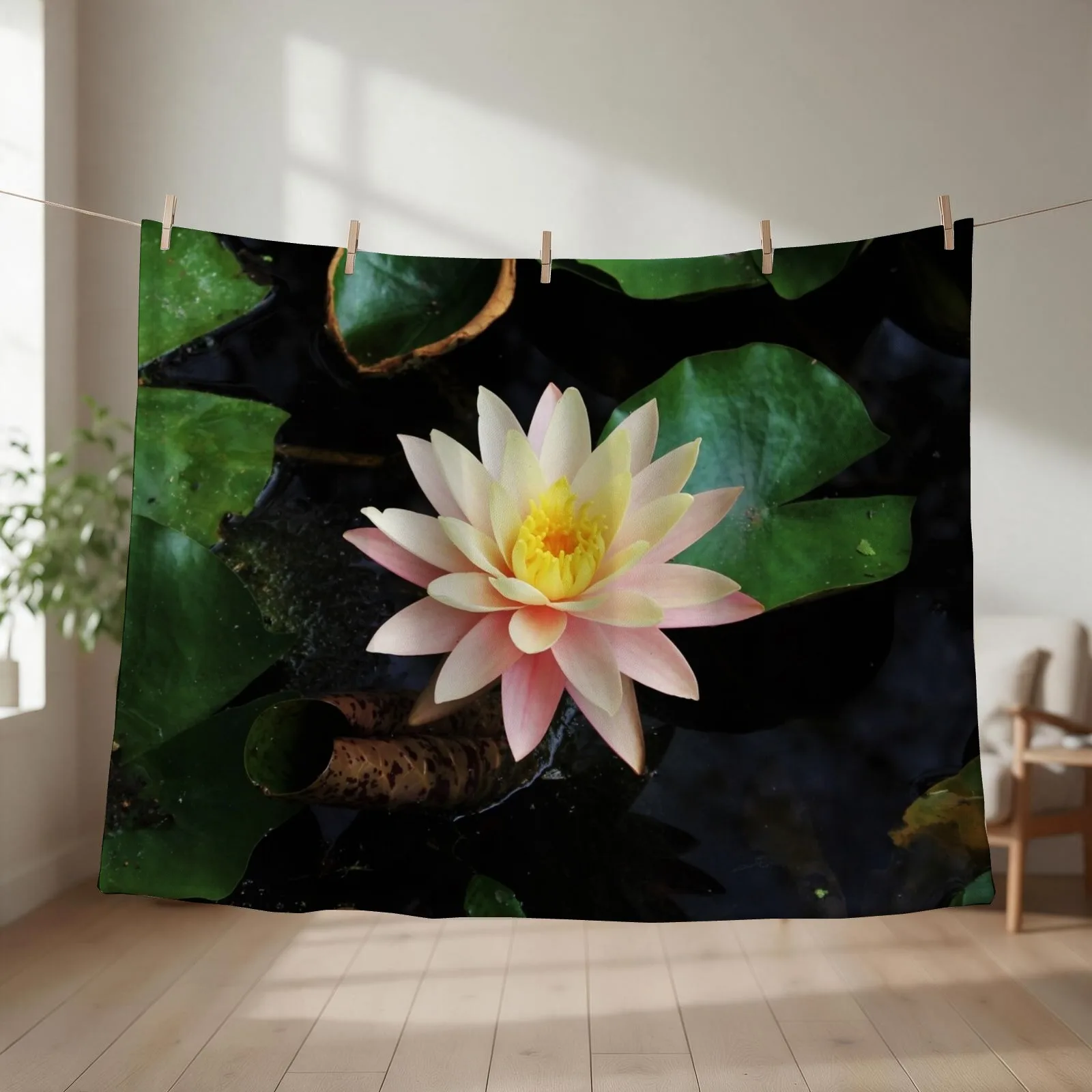 Water Lily 2 Throw Blanket Moving Single cosplay anime warm for winter Blankets