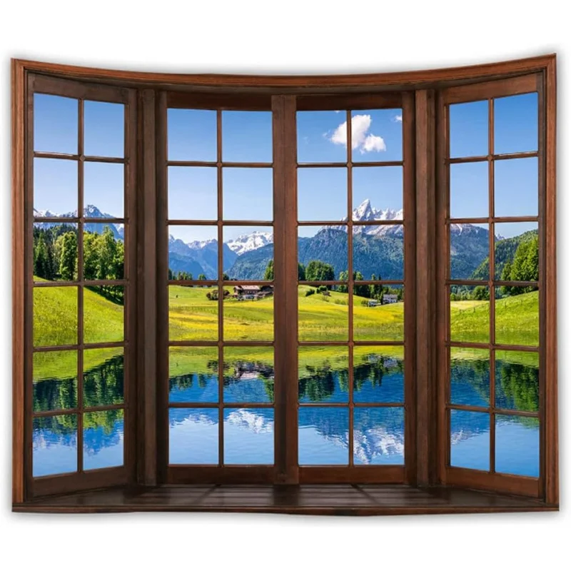 WANLIAN Forest Tapestry,Scenery Wall Tapestries,Mountain Tapestry,for Home Office Dorm Indoor and Outdoor Decoration La