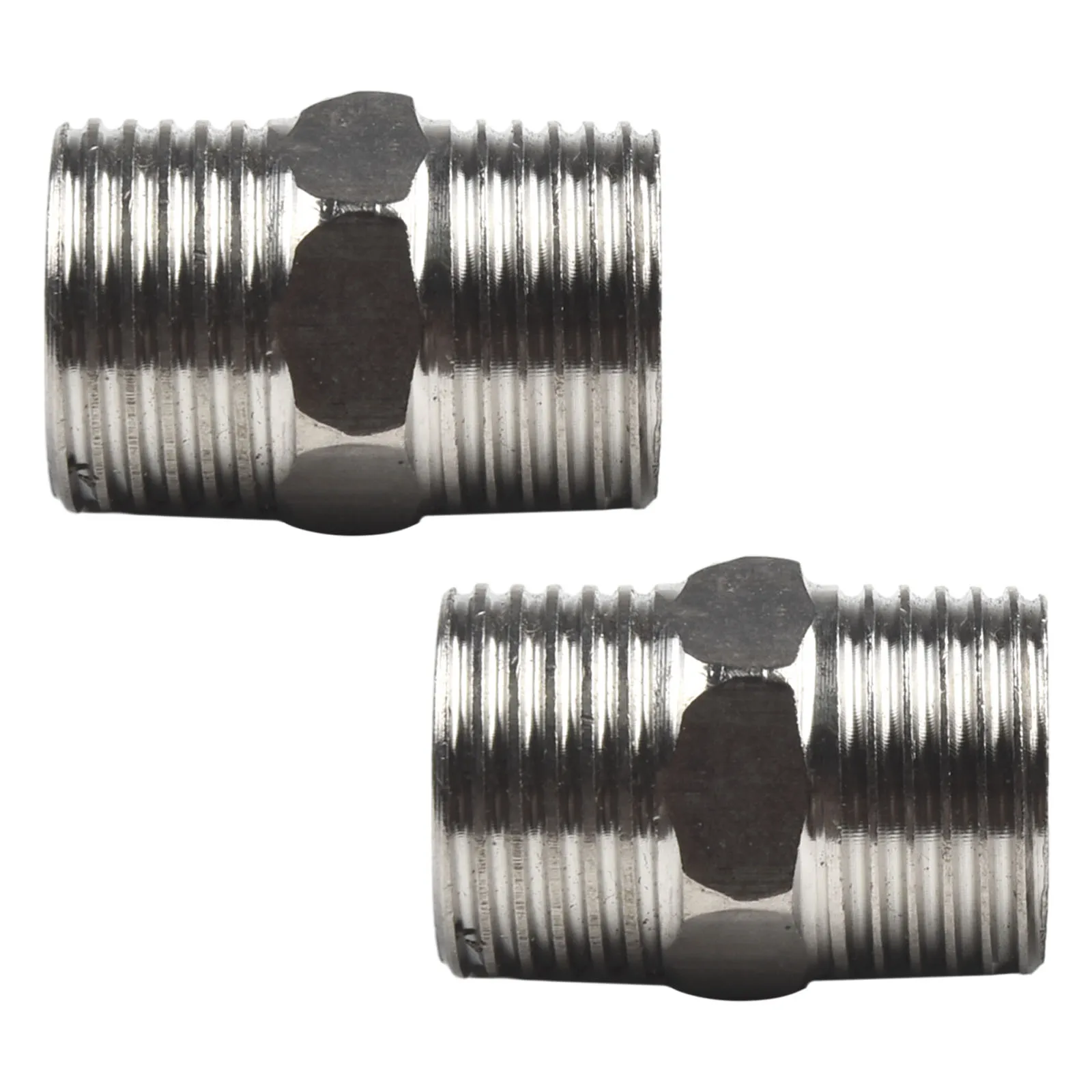 Shower Extender Hose Extension Stainless Steel Strong Tools 2pcs 1/2inch To 1/2inch Extension Parts RVs Bathrooms