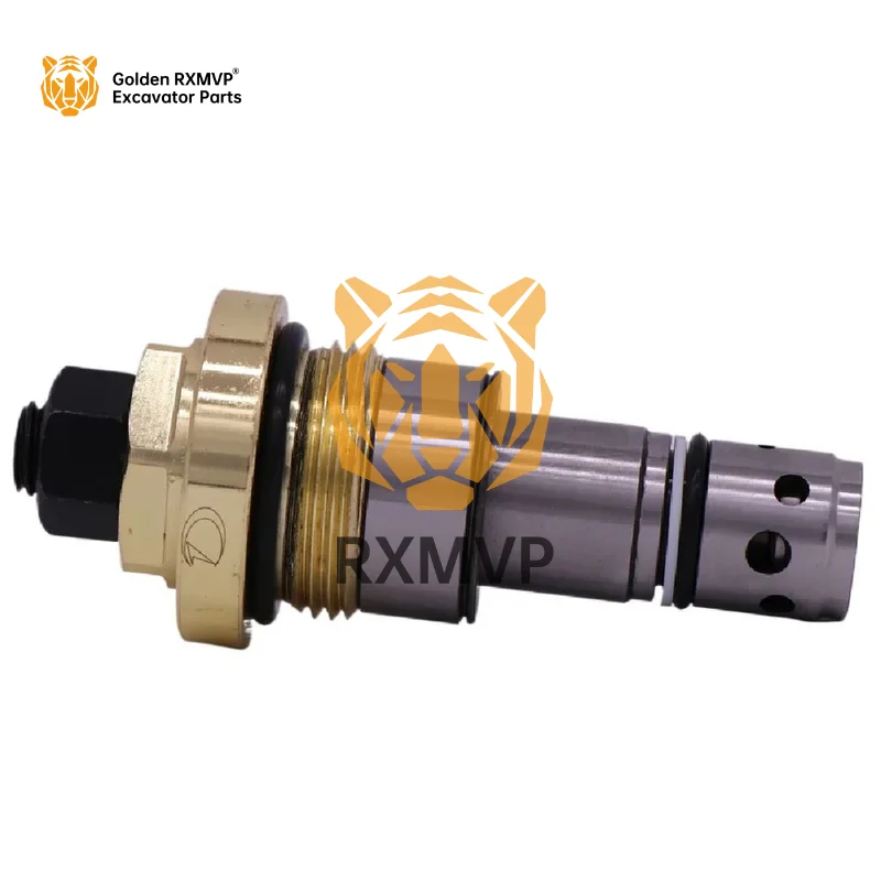 Excavator spare parts CAT307D Rotary   pump relief valve Hydraulic Parts Construction Machinery unloading valve