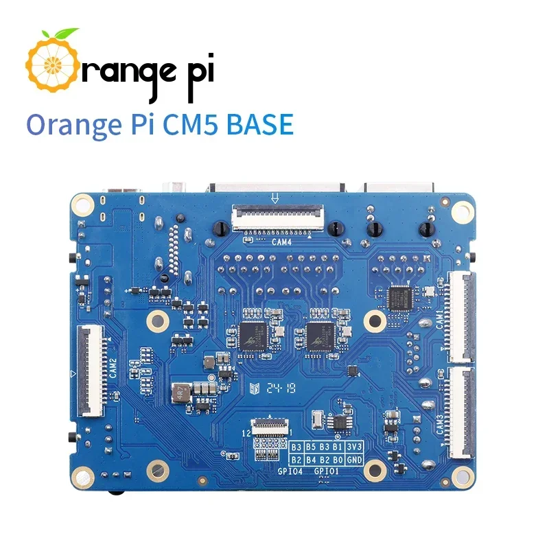 Imagem -06 - Placa Base Laranja Pi-computer Mini pc Wi-fi Bluetooth Ble Orangepi Placa Única Ddr4 Rk3588s Cm5 8g32g Mais Cm5