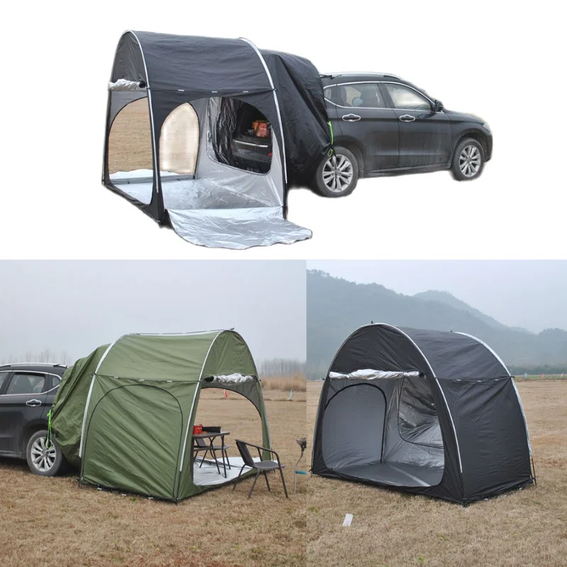 

SUV Car Rear Extension Tent Bicycle Storage Outdoor Camping Multipurpose Large Space Tent Oxford Silver Coated Waterproof