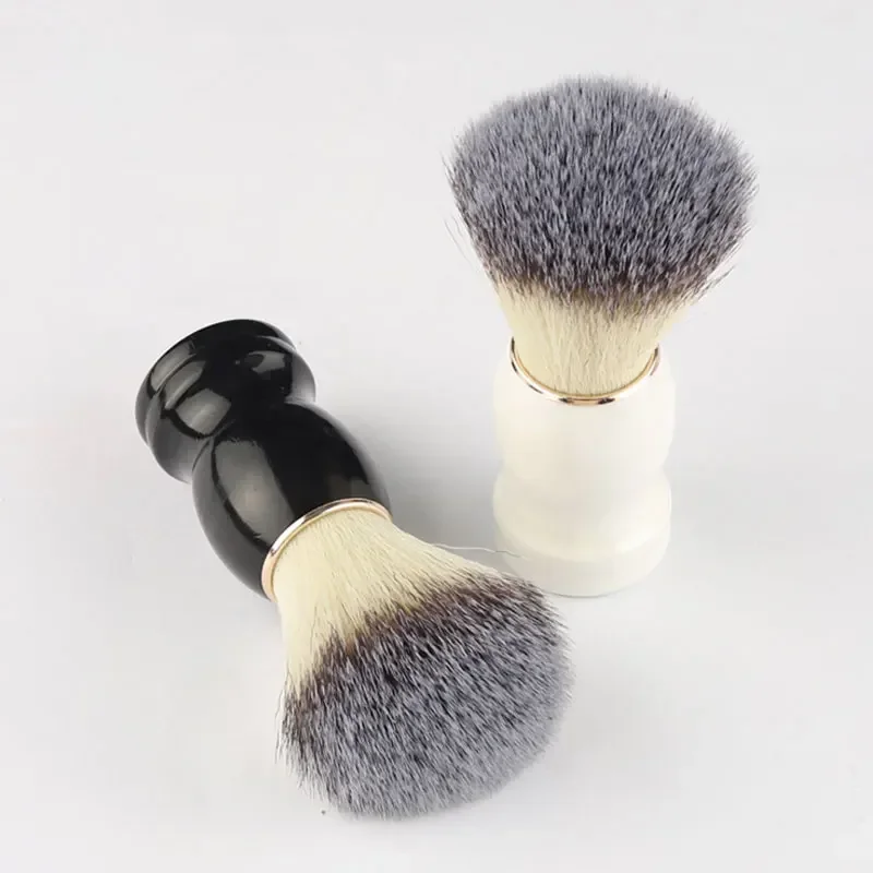 Professional Beard Shaving Brush Makeup brushes 1pcs Handle Bristle Hair Salon Barber Soap Foam Shave Men Facial Cleaning Tools