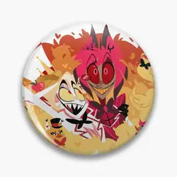 Lucifer Alastor duckies Pin Buttons Brooches Jewelry Accessory Customize Brooch Fashion Lapel Badges